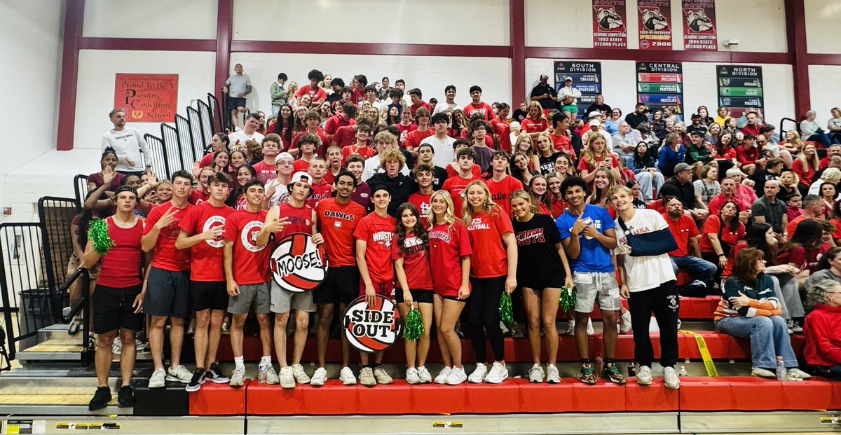 HUGE S/O to our student section tonight!! You created a GREAT atmosphere in a POSITIVE waY

GREAT TO SEE