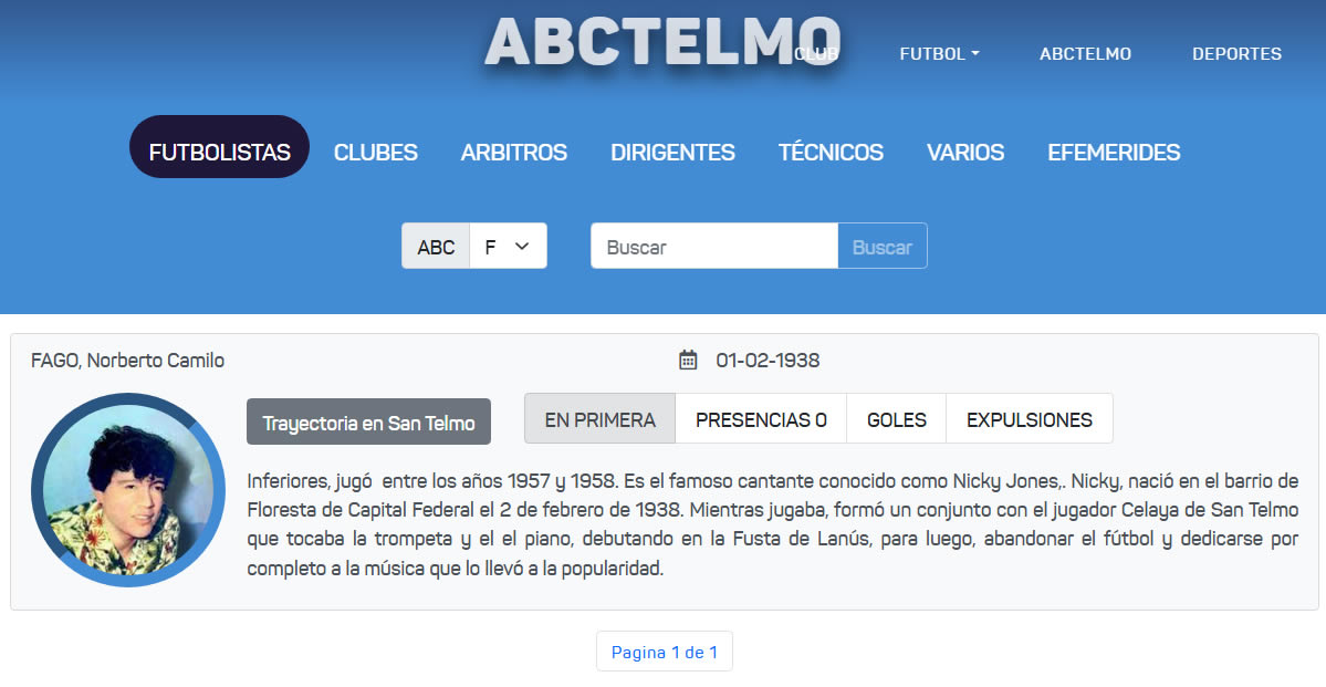 clubsantelmo's tweet photo. Murió Nicky Jones a los 87 años, una de las voces inolvidables de El Club del Clan. Norberto Camilo Fago, su verdadero nombre, pasó por las inferiores de San Telmo en 1957. Siempre en el recuerdo. Nuestro más sentido pésame. #NickyJones #SanTelmo #ElClubDelClan https://t.co/RuWcK4tUE7