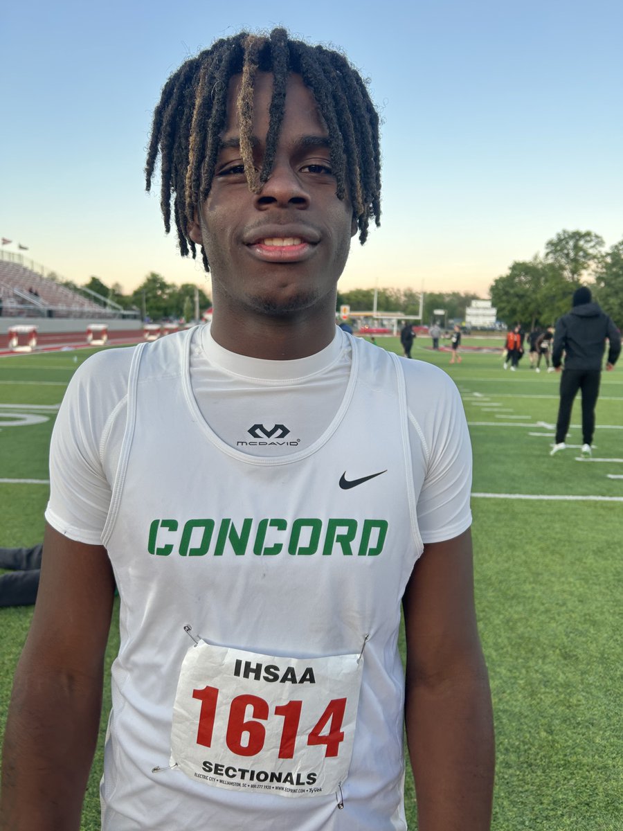 Congrats to Ej Jennings - Sectional Champion in 110 hurdles!