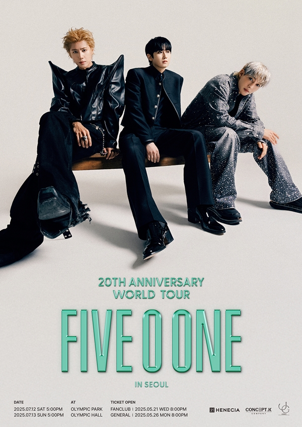 kbsworld_enter's tweet photo. FIVE O ONE, 치명적 비주얼로 팬心 매료! 서울 공연 포스터 오픈
FIVE O ONE, 글로벌 팬덤 설레게 하는 3人3色 매력

<사진 : 헤네치아>

#파이브오원 #FIVE_O_ONE https://t.co/sXtNMc6gYo