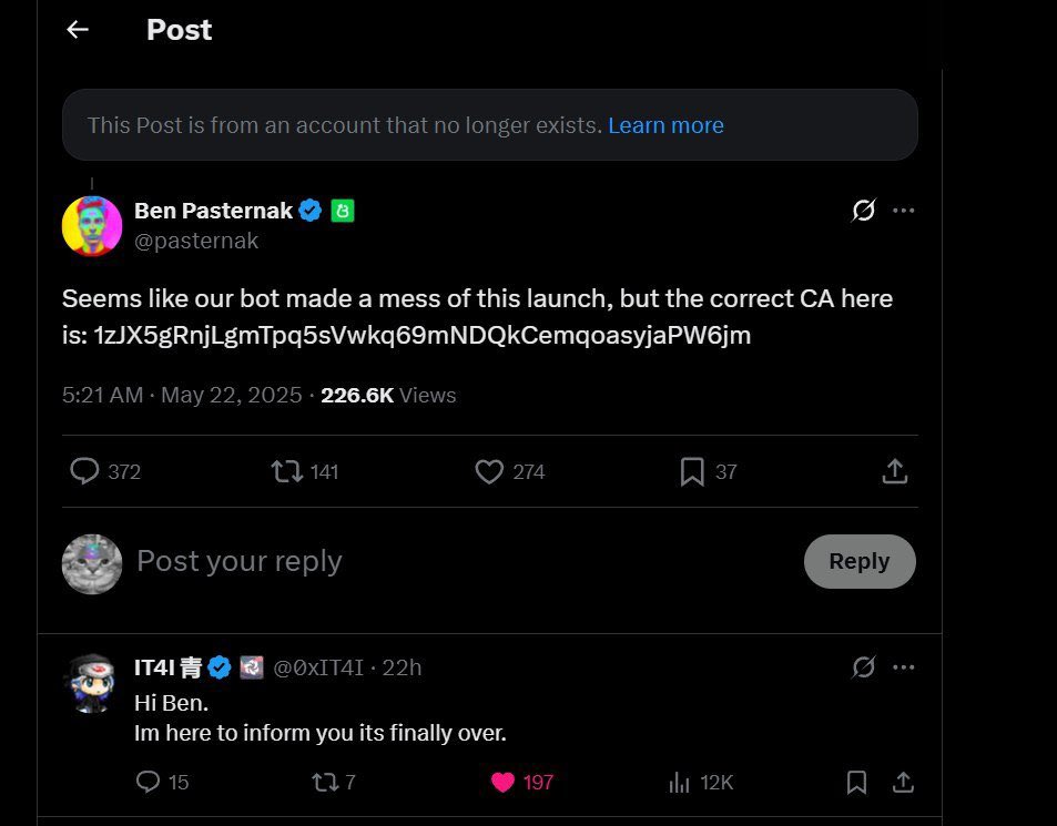 Bountybeety1's tweet photo. This looks like the end for #LaunchCoin, after the mistake their bot made

The chain is shifting back to memecoins, with the most promising one right now being $LABUBU

That means the narrative is rotating toward Asian toys

The next Asian toy with massive mindshare and a strong community behind it is $ANGELS

We’re not wrong we’re just early