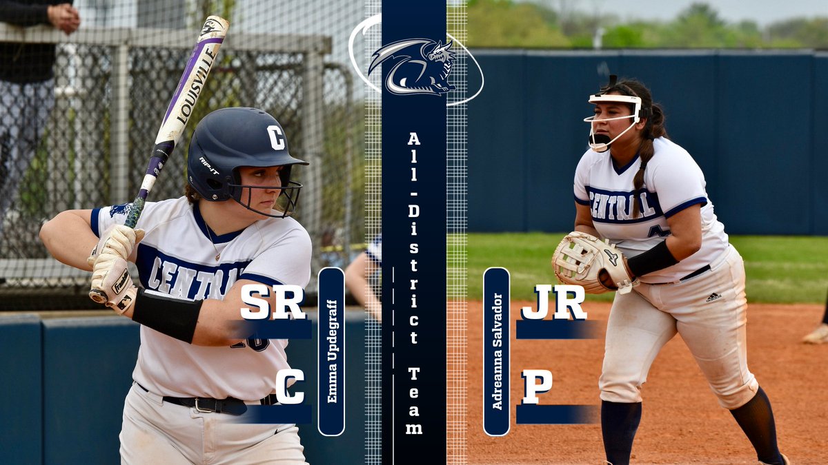 Congratulations to our two Lady Dragons who were selected to the All-District Softball team:  Emma Updegraff and Adreanna Salvador. These ladies have worked exceptionally hard and represented Dragon Nation with pride!