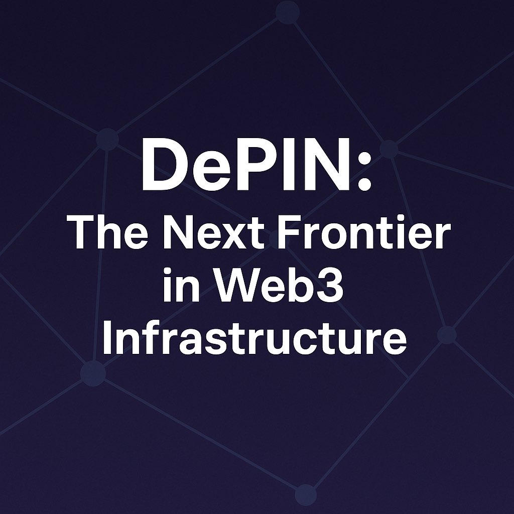 leukocyteng1's tweet photo. DePIN is revolutionizing how we build and interact with infrastructure. From decentralized wireless networks to community-driven mapping, here’s why DePIN is the next big thing in Web3. 👇

#DePIN #Web3 #Blockchain #Crypto #HeliumNetwork #InfraCrypto