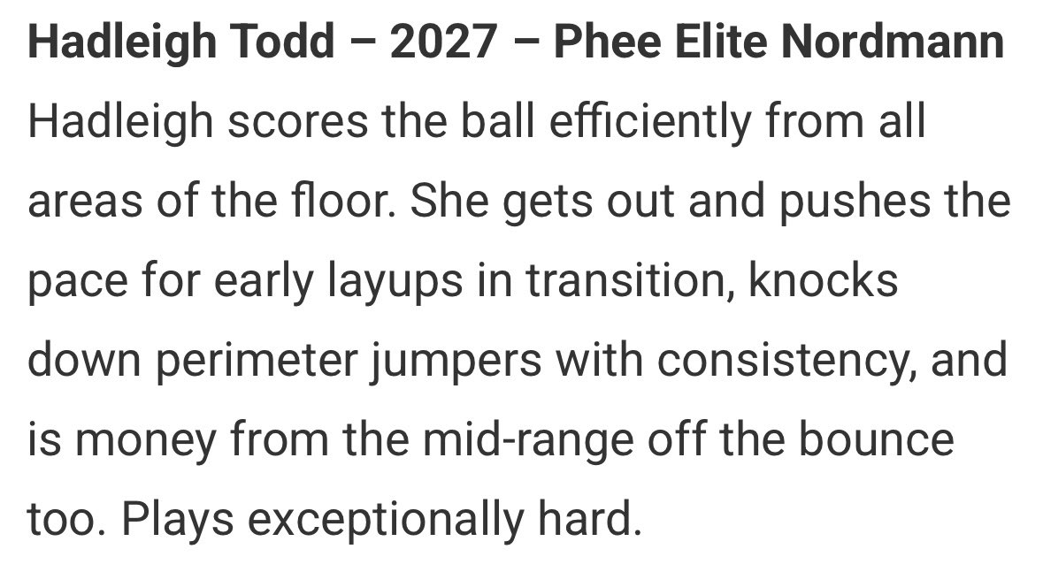 Hadleigh Todd (@h_todd50) on Twitter photo Thank you for the write up! Such a great weekend! Can’t wait for our next tournament in July!! <a href="/JrAllStarBB/">Jr. All-Star Girls Basketball</a> <a href="/PheeElite/">Napheesa Collier Elite</a> <a href="/KNordmann_Phee/">Coach Kevin Nordmann</a> <a href="/LHSCougarGBB/">LHSSC Girls Bball</a> Thank you for the write up! Such a great weekend! Can’t wait for our next tournament in July!! <a href="/JrAllStarBB/">Jr. All-Star Girls Basketball</a> <a href="/PheeElite/">Napheesa Collier Elite</a> <a href="/KNordmann_Phee/">Coach Kevin Nordmann</a> <a href="/LHSCougarGBB/">LHSSC Girls Bball</a>