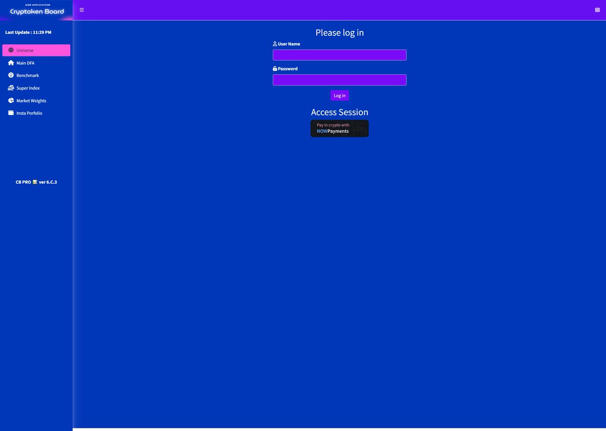 bluestats_one's tweet photo. Welcome to new π«
π ("Monthly Subscribers") Please log in
π Now ("Access Session") @NOWPayments_io
#CryptoTerminal #CryptoDashboard #CryptoBloomberg #DFA #DistributedFinancialAnalysis $CB #CB250 #DeFi #Web3 #Ethereum $eth $ethusd #MicroPayments @NOWPayments_io @NowPayments Cryptoken Board π