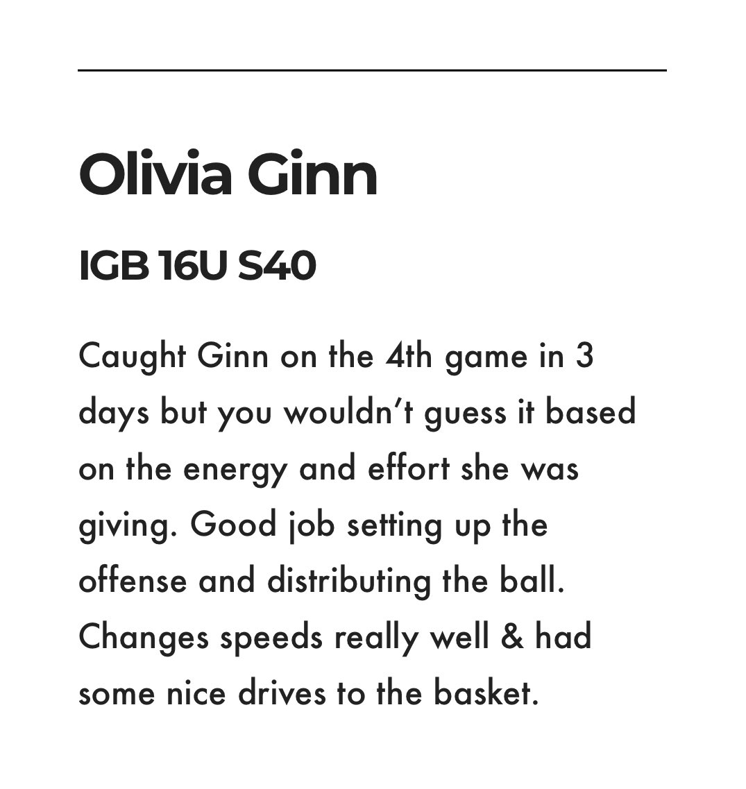 Olivia Ginn (@oliviaginn2027) on Twitter photo Thank you <a href="/alyxwhite_/">Alyx White</a> for stopping by to watch me play. I appreciate you ๐ซถ๐ป
<a href="/riseupsports1/">Rise Up Sports Media</a> <a href="/PGHKentucky/">Prep Girls Hoops Kentucky</a> <a href="/PGHAkeem/">Akeem Webb</a> <a href="/OGBSP/">She Got Next</a> <a href="/WorldExposureWB/">World Exposure Report Womenโs Basketball</a> <a href="/_BlakeDerrick/">Blake Derrick</a> <a href="/MeadeHoops/">Amanda Meade</a> <a href="/MMBR_CoachGBell/">Major Movez Basketball Review #MMBR</a> <a href="/TopPreps/">College Coach / College Scout / College Recruiter</a> <a href="/CoachChris818/">๐ซ๐๐๐๐๐๐ ๐ช๐๐๐๐๐๐๐๐๐๐</a> <a href="/CoachShawnWest/">SHAWN WEST</a> <a href="/IGB_16U_S40_EPP/">IGB 16U S40 EPP</a> <a href="/IGB_Hoops/">Indiana Girls Basketball</a> <a href="/natjmorse/">Natalie Morse</a> <a href="/NationsElite1/">Nations Elite</a> Thank you <a href="/alyxwhite_/">Alyx White</a> for stopping by to watch me play. I appreciate you ๐ซถ๐ป
<a href="/riseupsports1/">Rise Up Sports Media</a> <a href="/PGHKentucky/">Prep Girls Hoops Kentucky</a> <a href="/PGHAkeem/">Akeem Webb</a> <a href="/OGBSP/">She Got Next</a> <a href="/WorldExposureWB/">World Exposure Report Womenโs Basketball</a> <a href="/_BlakeDerrick/">Blake Derrick</a> <a href="/MeadeHoops/">Amanda Meade</a> <a href="/MMBR_CoachGBell/">Major Movez Basketball Review #MMBR</a> <a href="/TopPreps/">College Coach / College Scout / College Recruiter</a> <a href="/CoachChris818/">๐ซ๐๐๐๐๐๐ ๐ช๐๐๐๐๐๐๐๐๐๐</a> <a href="/CoachShawnWest/">SHAWN WEST</a> <a href="/IGB_16U_S40_EPP/">IGB 16U S40 EPP</a> <a href="/IGB_Hoops/">Indiana Girls Basketball</a> <a href="/natjmorse/">Natalie Morse</a> <a href="/NationsElite1/">Nations Elite</a>