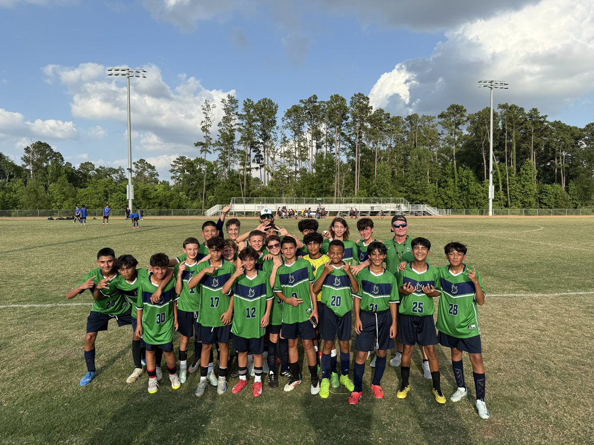 Derek_Koonts's tweet photo. What great way to end the Inaugural @KleinISD Intermediate Soccer Season!!!! Congratulations to the 7th grade Hofius Hawks and the 8th grade Wunderlich Wildcats on winning the District Championship!!!! https://t.co/FE8WVZv6kM