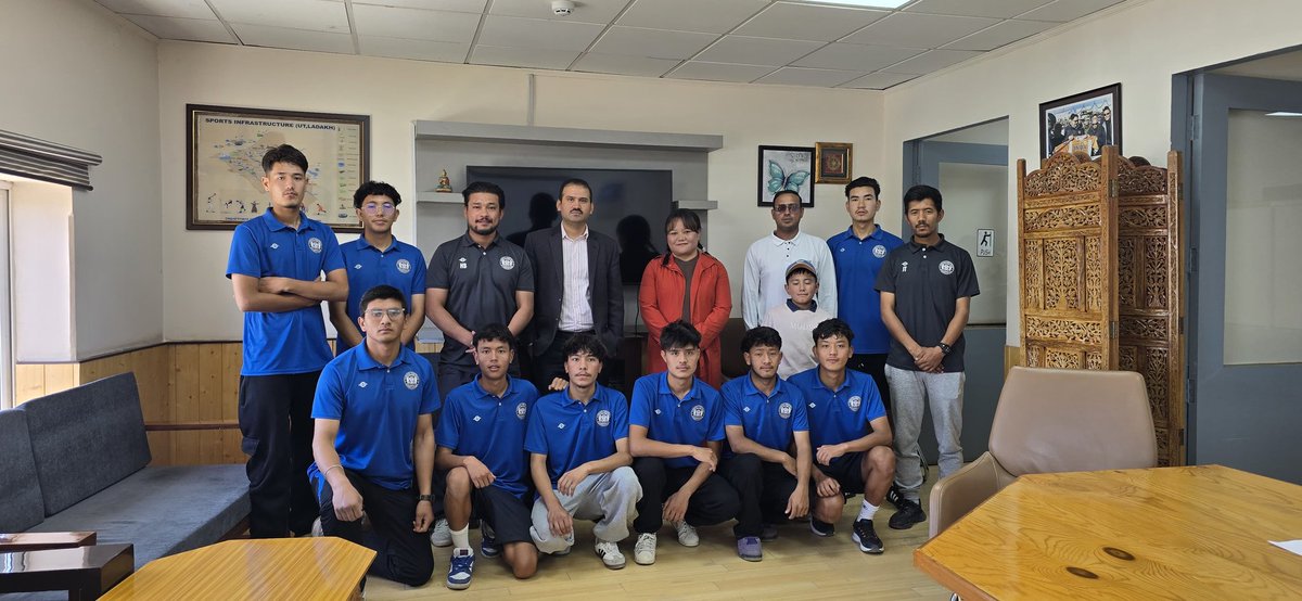 Ladakh U20 Football Team Returns After Strong Showing at National Championship

The Ladakh U20 Football Team has returned after a commendable performance at the Swami Vivekananda U20 Men’s National Championship.