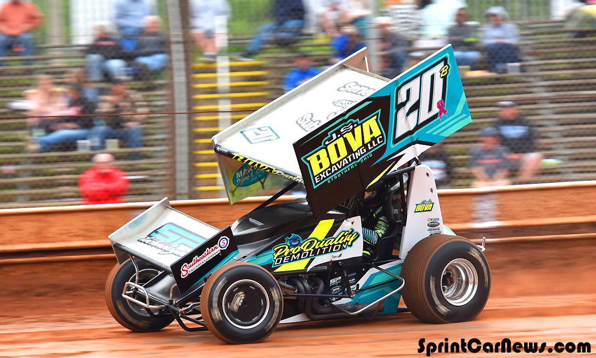 Ohio racer <a href="/codybracing/">Cody Bova</a> in action <a href="/SharonSpdwy/">Sharon Speedway</a> 

Bova will be running full time with the <a href="/AllStarSprints/">ASCoC</a> this season along with all five nights of the upcoming <a href="/WesternPASpdwk/">Western PA Speedweek</a>