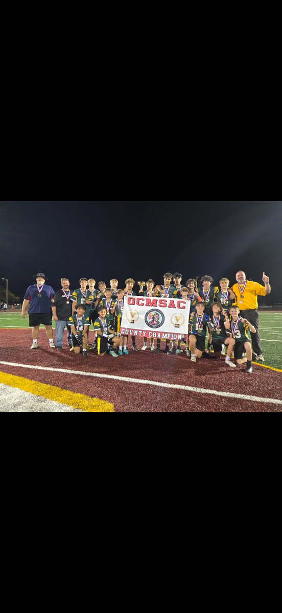 SDOC ATHLETICS (@sdocathletics) on Twitter photo Celebration K8 School wins the OCMSAC Boys Flag Football Championship with a 27-19 win over Harmony. <a href="/Osceolaschools/">Osceola Schools</a> <a href="/positiveosceola/">Positively Osceola</a> Celebration K8 School wins the OCMSAC Boys Flag Football Championship with a 27-19 win over Harmony. <a href="/Osceolaschools/">Osceola Schools</a> <a href="/positiveosceola/">Positively Osceola</a>