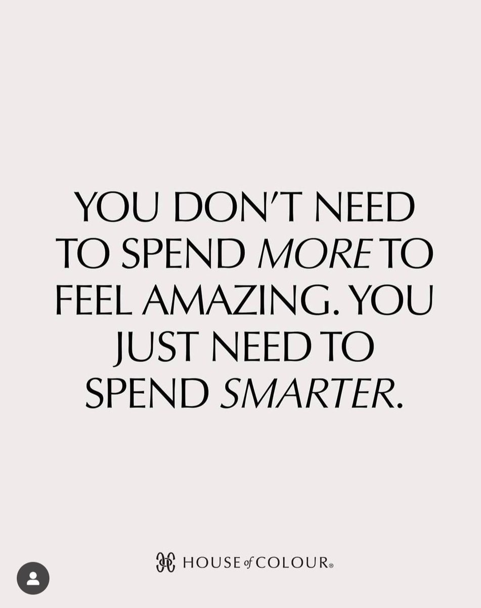 Color analysis is an investment in having a sustainable wardrobe that you look and feel great in! Come see us today! # hocgbg ##coloranalysis #houseofcolour