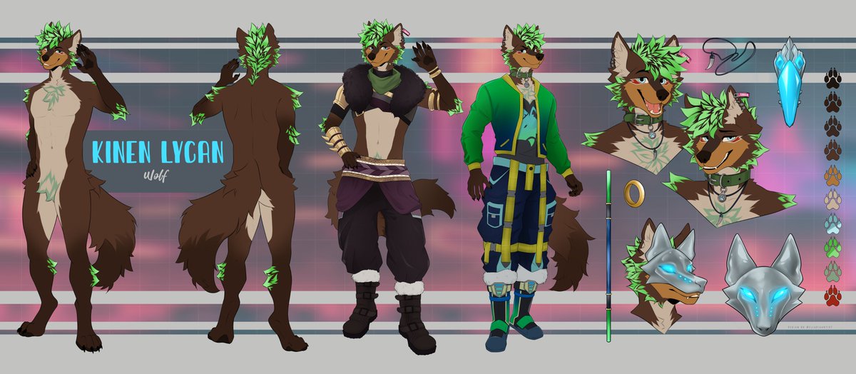 KinenLycan's tweet image. 🐺 How's it Goin'! 🔻
Name's Kinen Lycan, your friendly RGB Shibuya Punk Wolfman!
I'm a streamer, Artist, Singer, Sonic Fan, & Tarot Reader!
There's alot going on, so be sure to stop by and see what's up!
🎨#KinenLyCanvas
Credits, Socials, and Contacts in Reply!