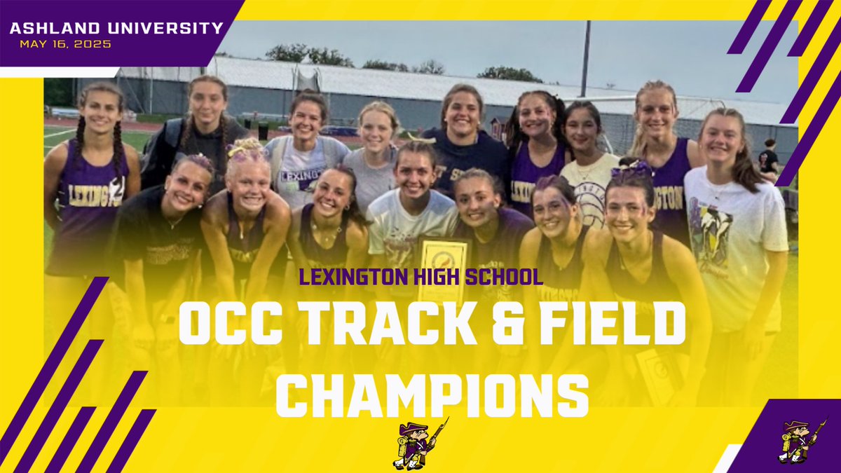 Congratulations to the girls track and field team for winning the OCC track &amp; field meet.  The win marks the 4th consecutive year that Lady Lex has won the OCC! 

Emily Thomas was named the Female Runner of the Year!

Great Job Lady Lex!!!