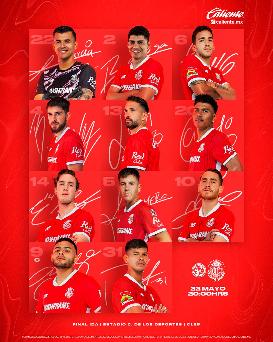 TolucaFC's tweet image. El 1️⃣1️⃣ para la ida de la Gran Final. 👹👊🏻

Regístrate ahora en Caliente.mx y recibe $1000 de regalo para tu primera apuesta. 💸⚽️

📲 bit.ly/39KmWhX

#ApuestaEnCaliente #MásAcciónMásDiversión