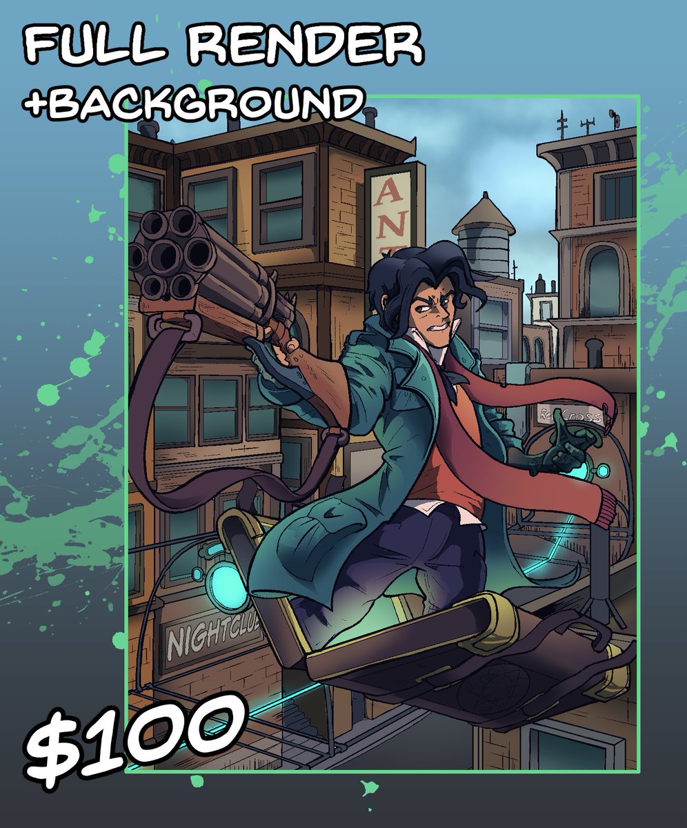 Drawthyme's tweet image. Anyway, for real this time, no funnies, my commissions are VERY OPEN!
Here is everything i offer;
emotes- $15
Portraits- $20
Single character render- $50 for bust, $80 full body
Full character +background - $100

My print shops open too I have ultrakill, risk of rain, and dota :3