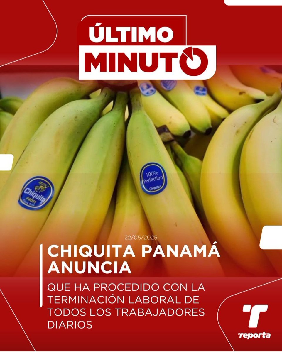 Chiquita no se va . Los que se van son los 4,900 trabajadores que abandonaron el trabajo. Ahora que contraté 4,900 trabajadores nuevos 😎
