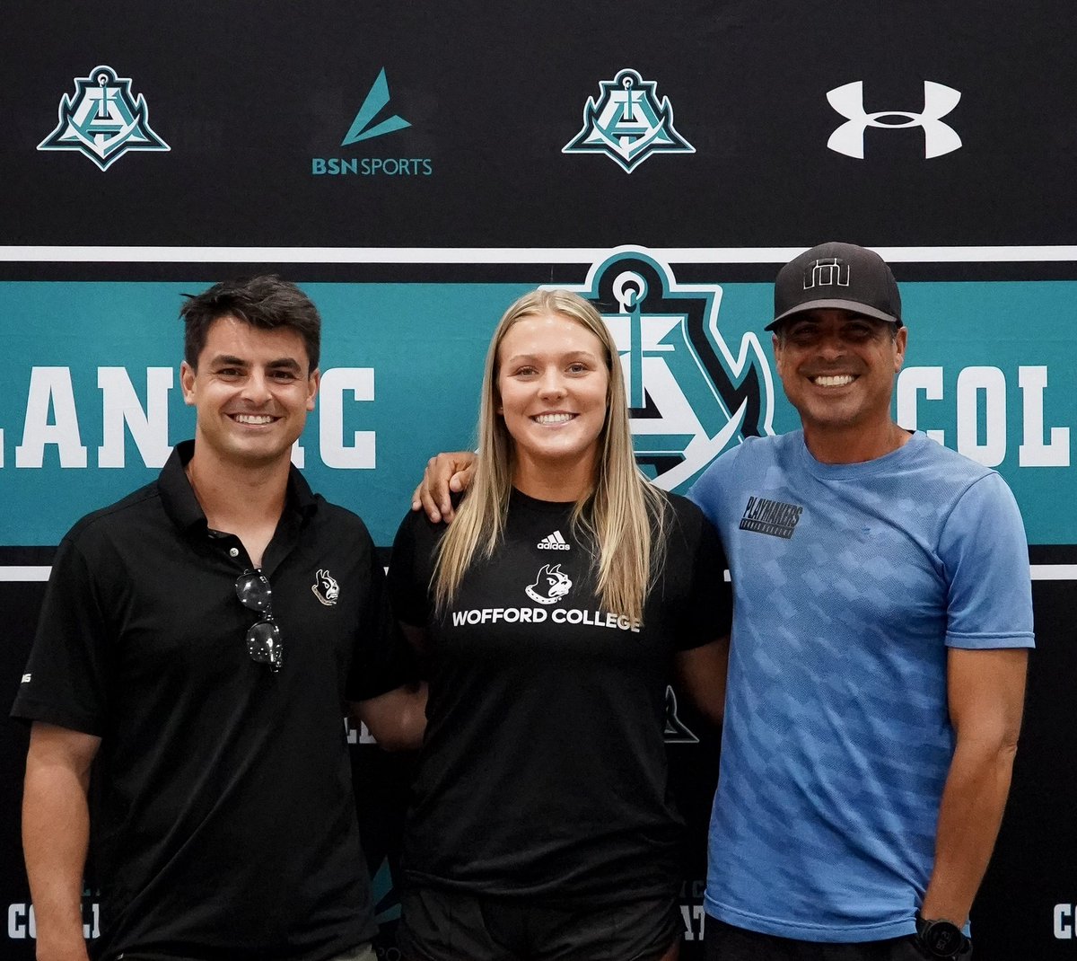 Signing day for <a href="/GodfreeKl/">KatieGodfree</a> .  

Thankful for all of her coaches! Special thanks to Coaches Jimmy Mendietta, Kyle Barr, Ross Moyer and Andy Smith. #Wofford #terriers <a href="/WoffordTerriers/">Wofford Terriers</a> <a href="/godfreedaniel1/">Daniel Godfree</a> <a href="/CalebGodfree/">Caleb Godfree</a>