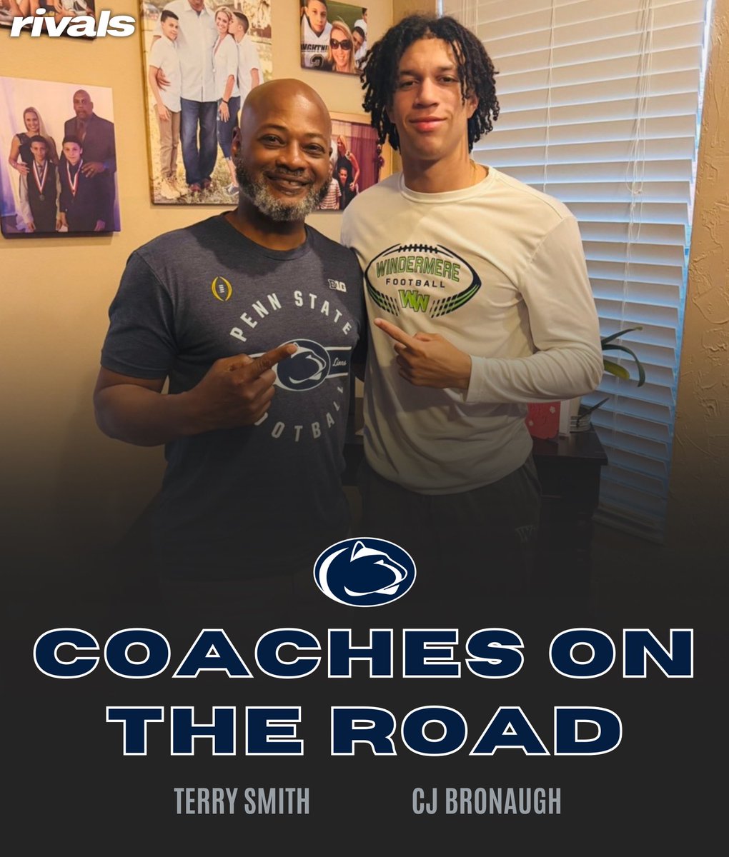 Penn State Nittany Lions | Happy Valley Insider (@pennstaterivals) on Twitter photo Penn State DBs <a href="/CoachTerryPSU/">Terry M. Smith</a> stopped by to see 2026 Nebraska commit <a href="/BronaughCj/">CJ Bronaugh</a> today.
👉 tinyurl.com/PSUStopsInMay Penn State DBs <a href="/CoachTerryPSU/">Terry M. Smith</a> stopped by to see 2026 Nebraska commit <a href="/BronaughCj/">CJ Bronaugh</a> today.
👉 tinyurl.com/PSUStopsInMay
