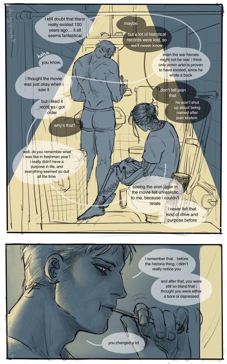 someone said my thread-style formatting is hard to read so here it is crammed into one post:
#ererei #aot #AttackOnTitan #ErenJaeger #reinerbraun