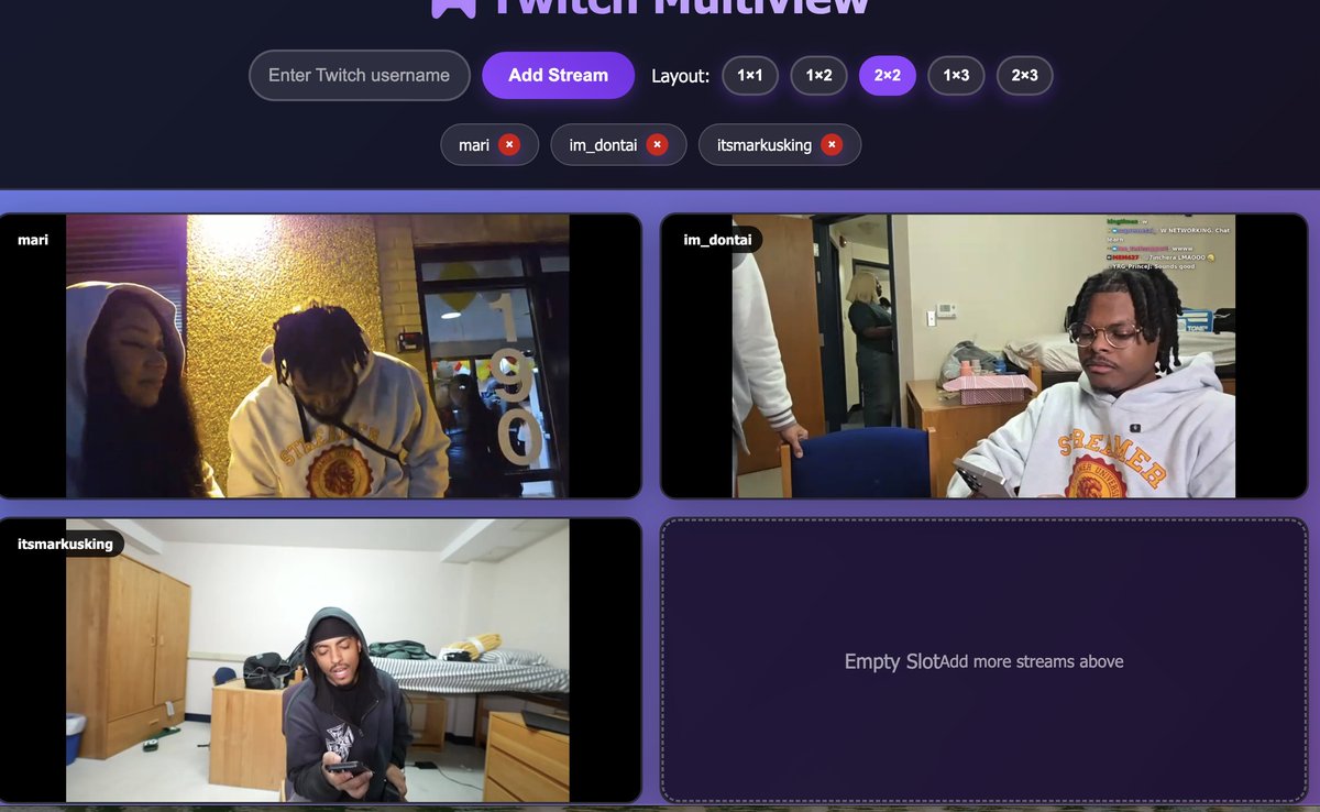 Simibraza's tweet photo. @Twitch nevermind i made one myself #vibecoding #streamruniversity https://t.co/I6RzP2uQR9