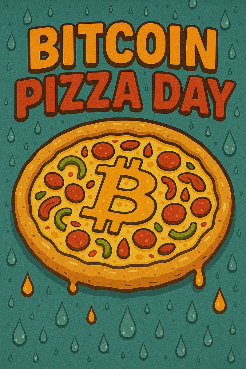 first BTC drop was... a pizza 🍕
 now that’s taste