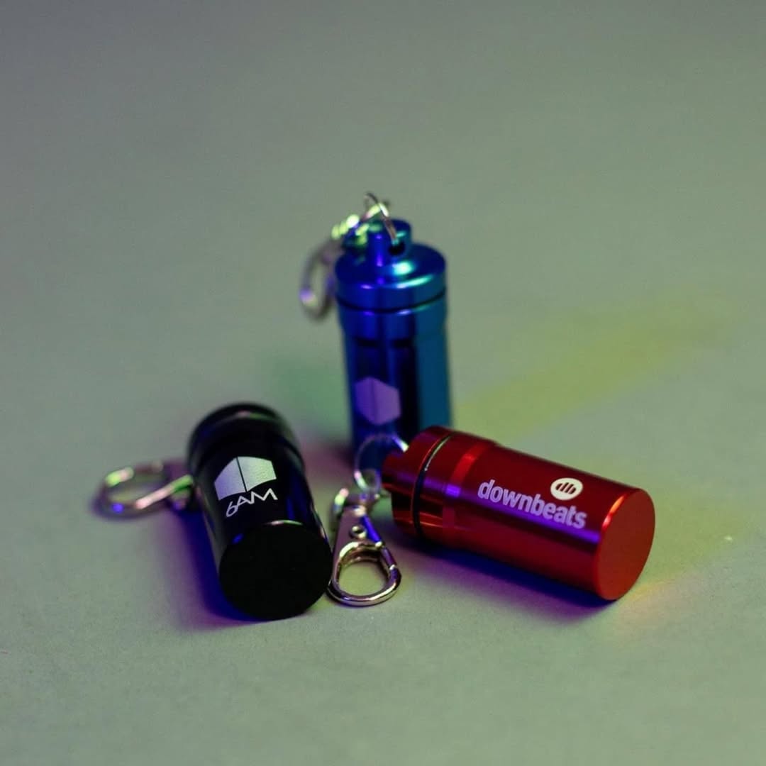 downbeats's tweet photo. Want your brand to be seen and heard?

DownBeats high-fidelity earplugs can come in custom-branded canisters — perfect for events, partners, or promo giveaways.

Head over to https://t.co/tWcQtFI4U6 and let's make it happen. 🤜🤛 https://t.co/uEysjM9Bzo