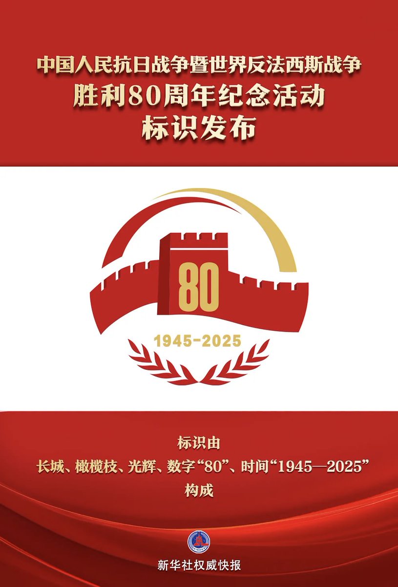fo66038044's tweet photo. #抗日战争胜利80周年 #TheGlobalWarAgainstFascism 今年是中国人民抗日战争暨世界反法西斯战争胜利80周年。我们当以史为鉴、面向未来，珍惜来之不易的和平，携手同心，从历史中汲取奋进力量，共同守护人类和平家园，在新的征程上奋力创造更加美好的明天。 https://t.co/tnObGT5g1m