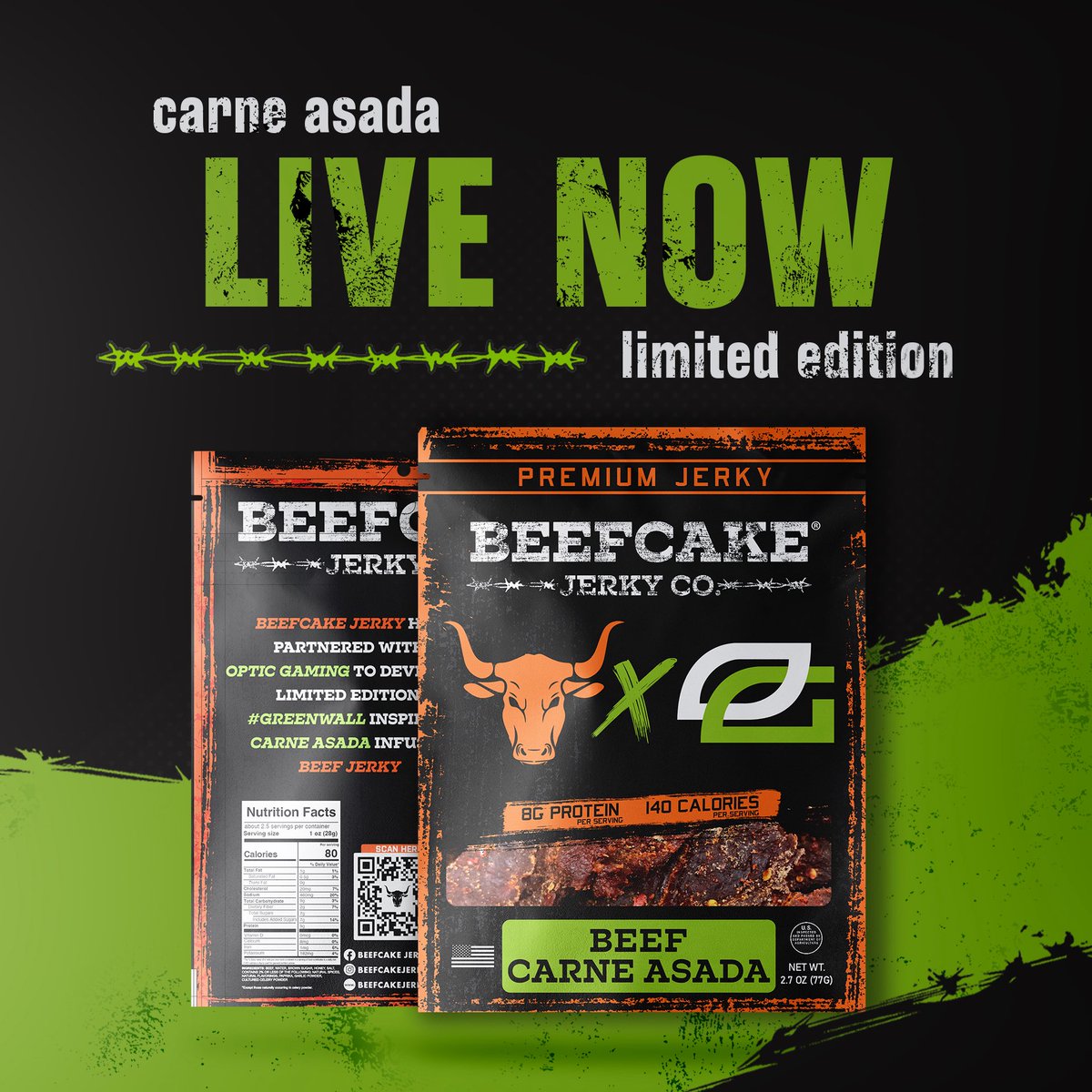 Our best beef flavor yet just dropped! beefcakejerky.com/collections/be…