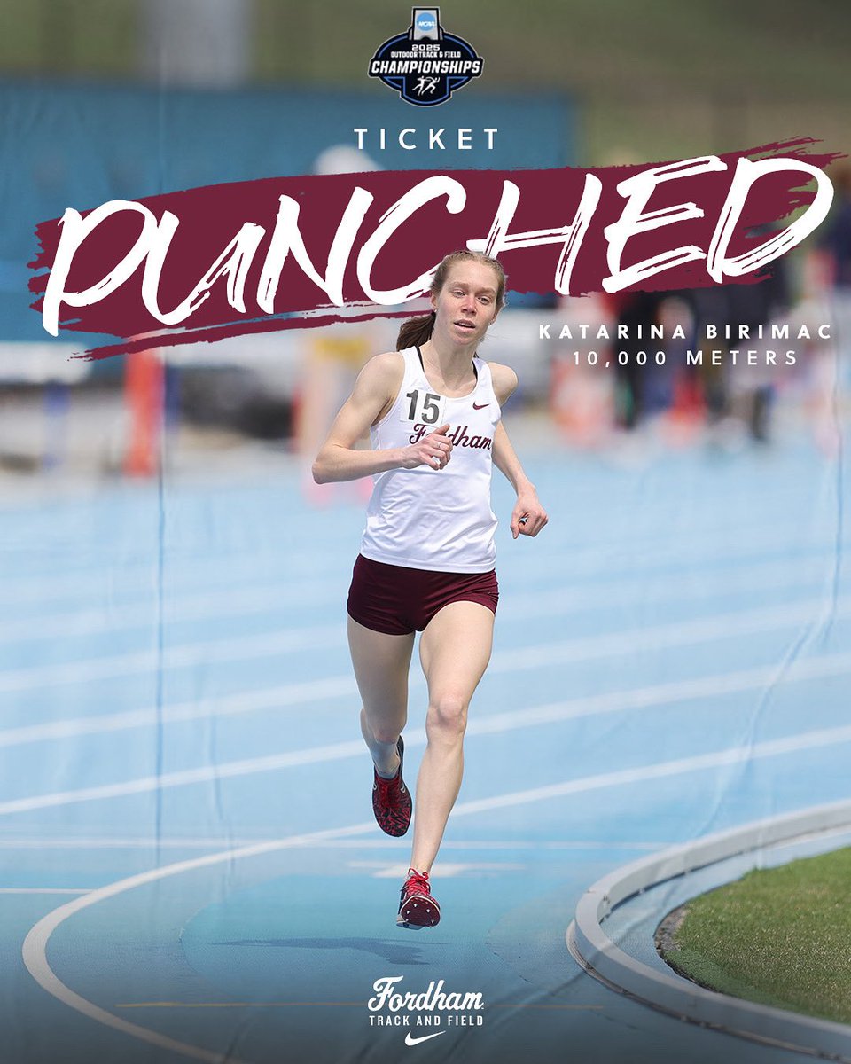 Fordham TF/XC (@fordhamtfxc) on Twitter photo Katie is Jacksonville-bound next week to compete in the NCAA Championship semifinal in the 10,000m! Catch the race at 9:10 PM on Thursday, May 29th. Let’s go, Katie!
<a href="/FordhamRams/">Fordham Athletics</a> Katie is Jacksonville-bound next week to compete in the NCAA Championship semifinal in the 10,000m! Catch the race at 9:10 PM on Thursday, May 29th. Let’s go, Katie!
<a href="/FordhamRams/">Fordham Athletics</a>