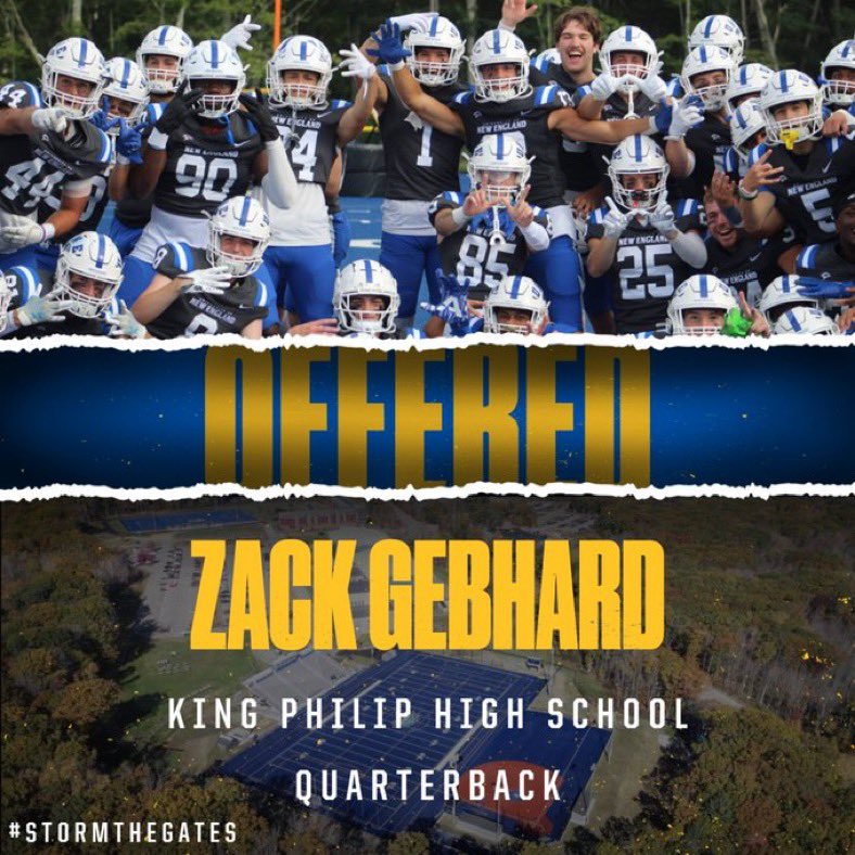 Thankful to have received an offer from <a href="/football_une/">UNE Football Recruiting</a> thank you <a href="/TimViall/">Tim Viall</a> <a href="/CoachSeanGreen/">CoachGreen</a> and <a href="/CoachLichten/">Coach Mike Lichten</a>
