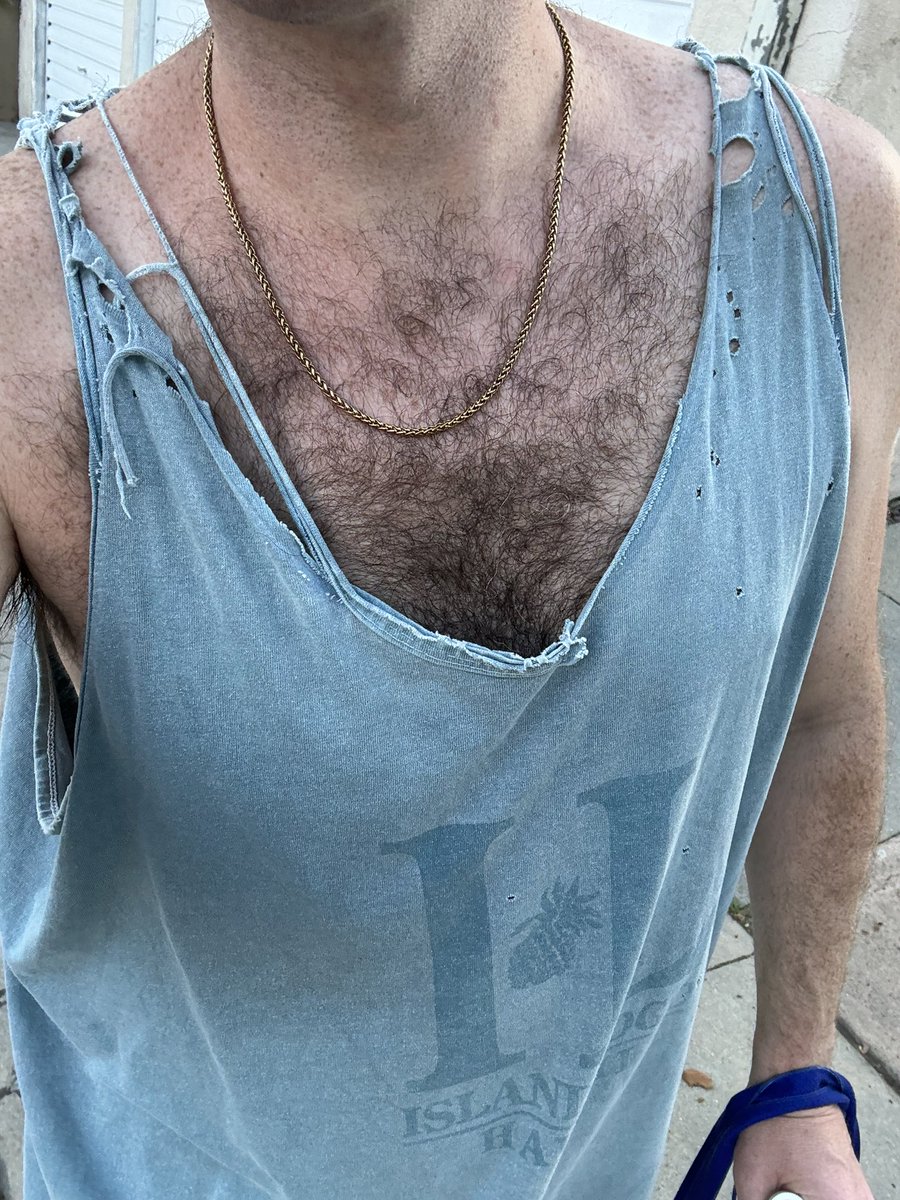 youwouldntpost's tweet image. crucial to wear your tank tops until the straps are disintegrating. no tank retired before its time