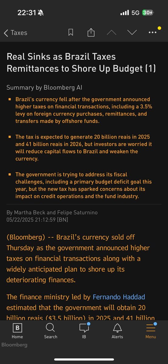 laromadelsur's tweet photo. suicidio brasilero.. impuesto de 3.5% a todas las compras de dolares. Enloquecieron https://t.co/DDXwCsLoIH