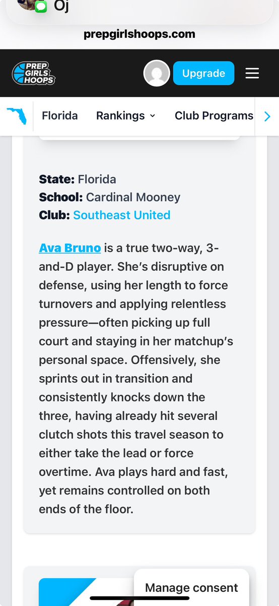 Thank you <a href="/CoachQswader/">Quinton Swader</a> &amp; <a href="/PGHFlorida/">Prep Girls Hoops Florida</a> for the write up! <a href="/SEUnitedKiki/">Southeast United</a>