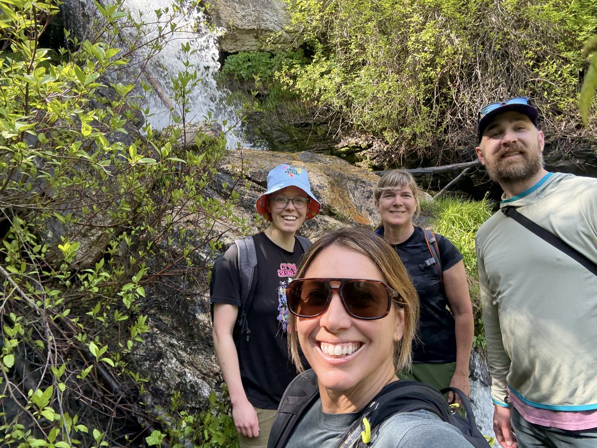 Fun times on a beautiful day with the research comms team! I'm fortunate to be able to work with this group.