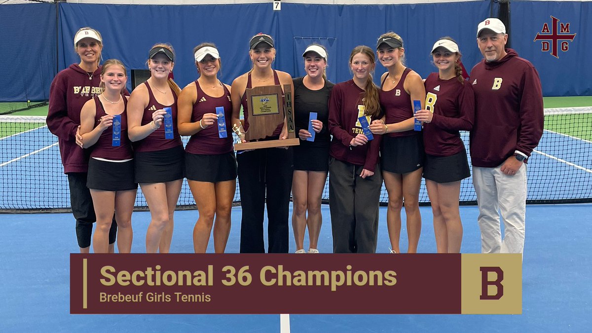 Brebeuf Athletics (@brebeufsports) on Twitter photo Mother nature made it a long week but <a href="/brebeuftennis/">Brebeuf Girls Tennis</a> beat Park Tudor 3-2 and Pike 5-0 to win a Sectional Championship tonight! Great job, ladies!
#GoBraves Mother nature made it a long week but <a href="/brebeuftennis/">Brebeuf Girls Tennis</a> beat Park Tudor 3-2 and Pike 5-0 to win a Sectional Championship tonight! Great job, ladies!
#GoBraves