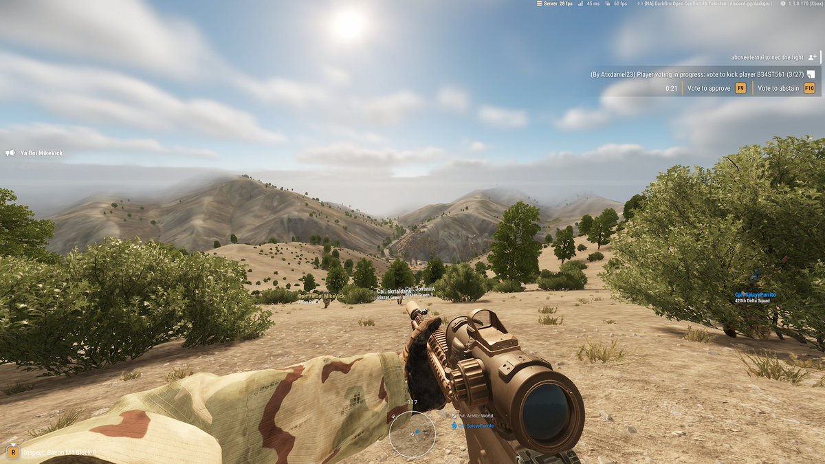 Time for some <a href="/Darkgruuu/">Darkgru Community</a> on #ArmaReforger!
Featuring <a href="/saberspacex/">☆ SaberSpace ☆</a>