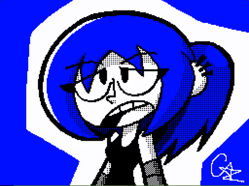 Screw you here's a random Kira flipnote drawing thingy #flipnote #oc #art