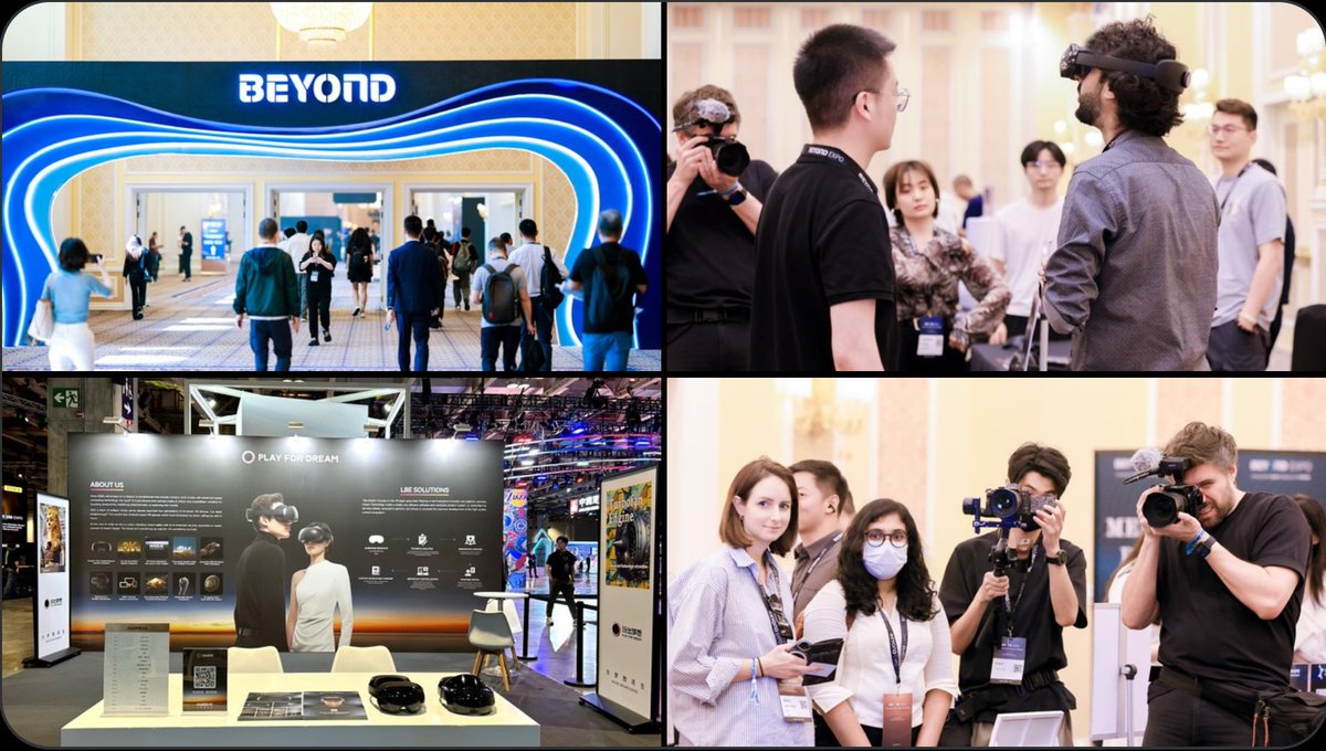 Dream__XR's tweet photo. #BeyondExpo2025 Huge thanks to everyone who experienced
#PlayForDreamMR at Macao's premier tech event!
Here in the booth visitors navigated complex 3D models using just their hands!
Can't wait to see you all at the next frontier of XR!
#WhereDreamsInpire #SpatialComputing https://t.co/WCCsZVllVq