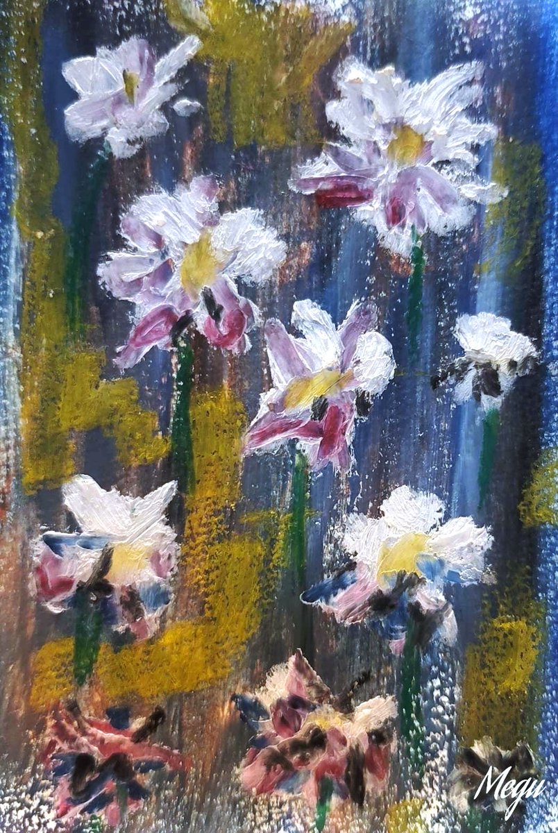 seichan11211121's tweet image. お花

 #ぺんてるアートクレヨン