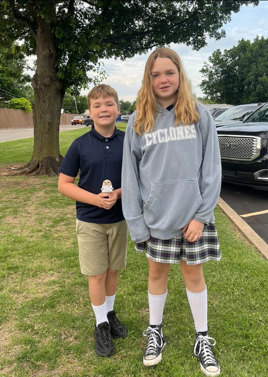 last day of school, couldn’t be more proud of these two.