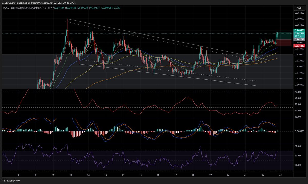 DeadlyCrypto's tweet photo. Thankful for the opportunities that come my way and ready to act on them no matter how big or small #doge #trading #crypto https://t.co/WvVqhAtOZU