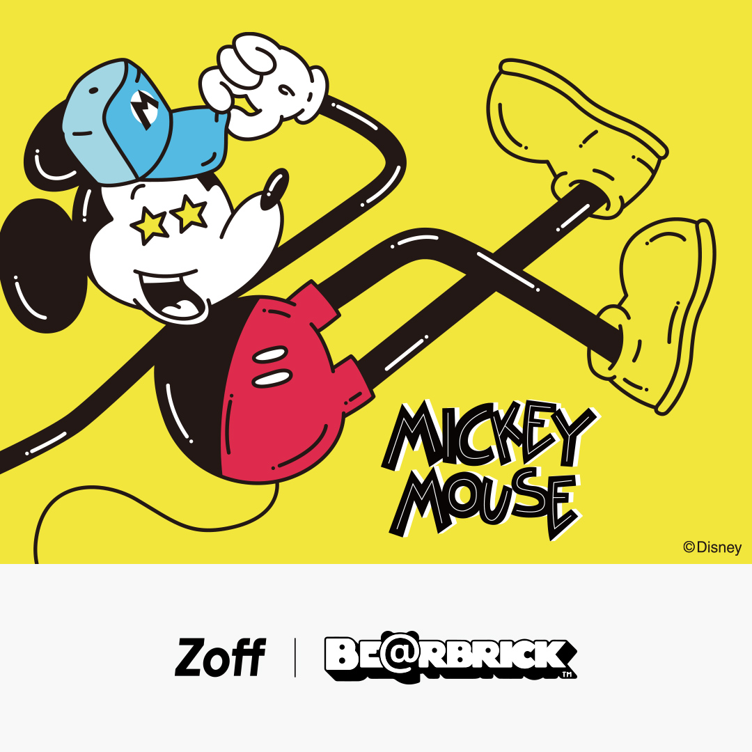 🕶️ Zoff｜MICKEY MOUSE BE@RBRICK 🕶️ ミッキーマウスモチーフの