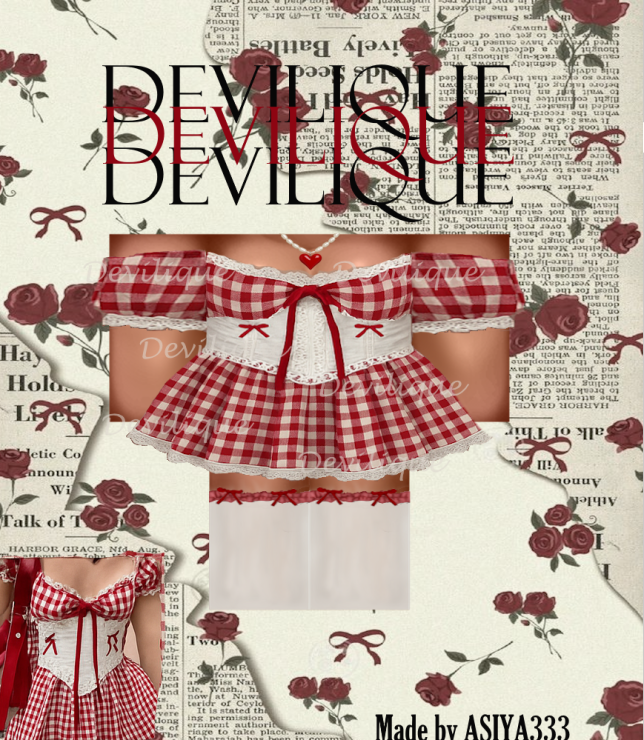 DeviIique's tweet photo. Gingham cottagecore dress released! buy here: https://t.co/uW92wqX2aY (I'll release the sleeves soon)  #robloxclothing #robloxoutfits #robloxdesign #ROBLOX https://t.co/5qRqTJScqR