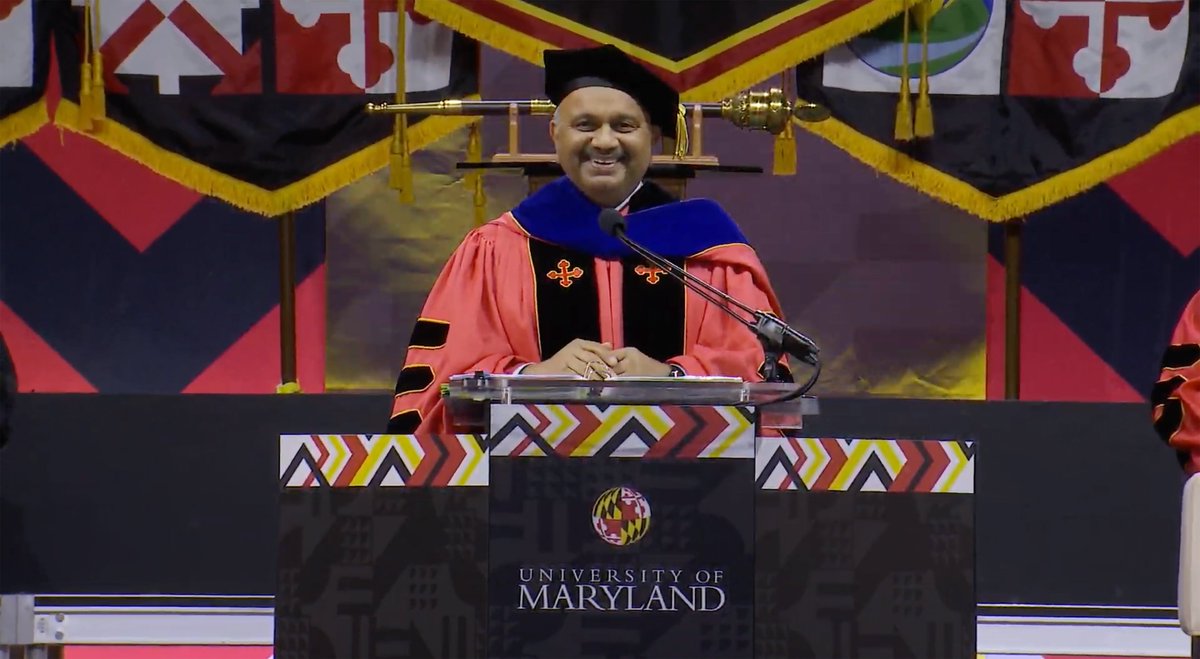 UMD Science (@umdscience) on Twitter photo "These are the scientists, mathematicians, innovators, entrepreneurs, healthcare providers and teachers who will make an extraordinary impact on our world," said Dean <a href="/VarshneyAmitabh/">Amitabh Varshney</a> at #UMD's commencement.
Congrats, #ScienceTerps! We can't wait to see how you change the world. "These are the scientists, mathematicians, innovators, entrepreneurs, healthcare providers and teachers who will make an extraordinary impact on our world," said Dean <a href="/VarshneyAmitabh/">Amitabh Varshney</a> at #UMD's commencement.
Congrats, #ScienceTerps! We can't wait to see how you change the world.