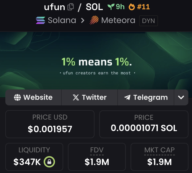 ufunapp's tweet photo. Dexscreener X link fixed. https://t.co/vTxD3YqZQo