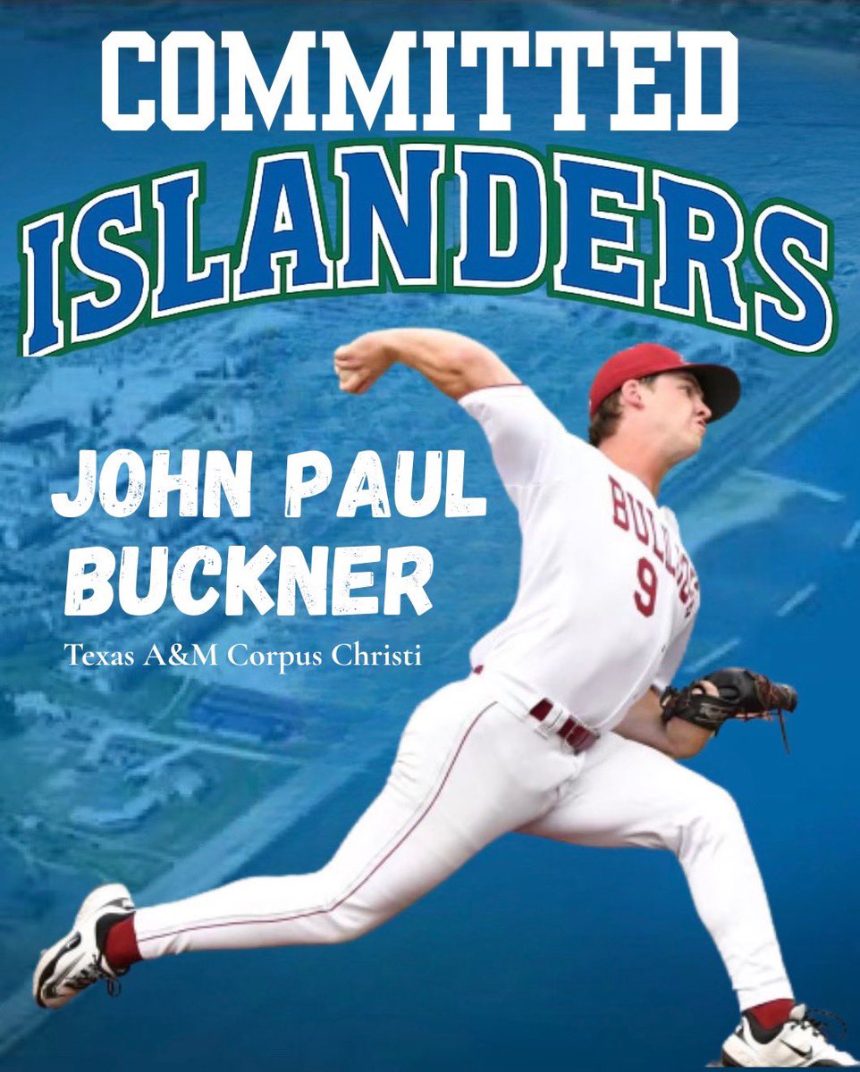 John Paul Buckner (@jonnyp988) on Twitter photo Excited to announce that I will be continuing my baseball career at Texas A&M University-Corpus Christi. Thank you to all the coaches and everyone who has helped make this possible.
<a href="/CReyes643/">Christian Reyes</a> <a href="/CorpusBaseball/">Scott Malone</a> <a href="/CoachScottKelly/">Scott Kelly</a> <a href="/deloach26/">Scott DeLoach</a> <a href="/aguilar_josh/">Josh Aguilar</a>
<a href="/IslandersBSB/">Islanders Baseball</a> Excited to announce that I will be continuing my baseball career at Texas A&M University-Corpus Christi. Thank you to all the coaches and everyone who has helped make this possible.
<a href="/CReyes643/">Christian Reyes</a> <a href="/CorpusBaseball/">Scott Malone</a> <a href="/CoachScottKelly/">Scott Kelly</a> <a href="/deloach26/">Scott DeLoach</a> <a href="/aguilar_josh/">Josh Aguilar</a>
<a href="/IslandersBSB/">Islanders Baseball</a>