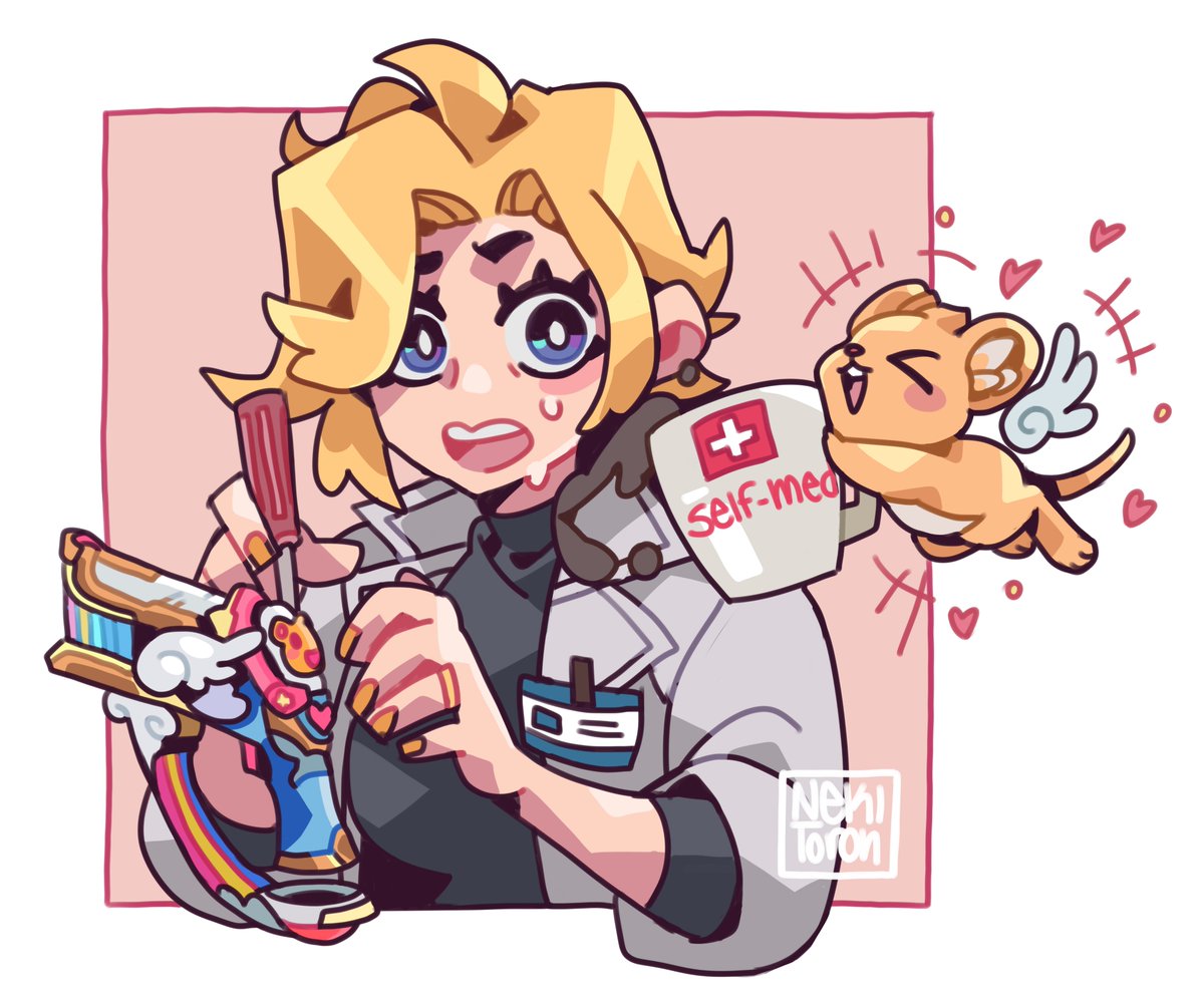 「Eleos, nooooo!... #Mercy #Overwatch2 #Ov」|𝙉єкιтσяση 》🦐のイラスト