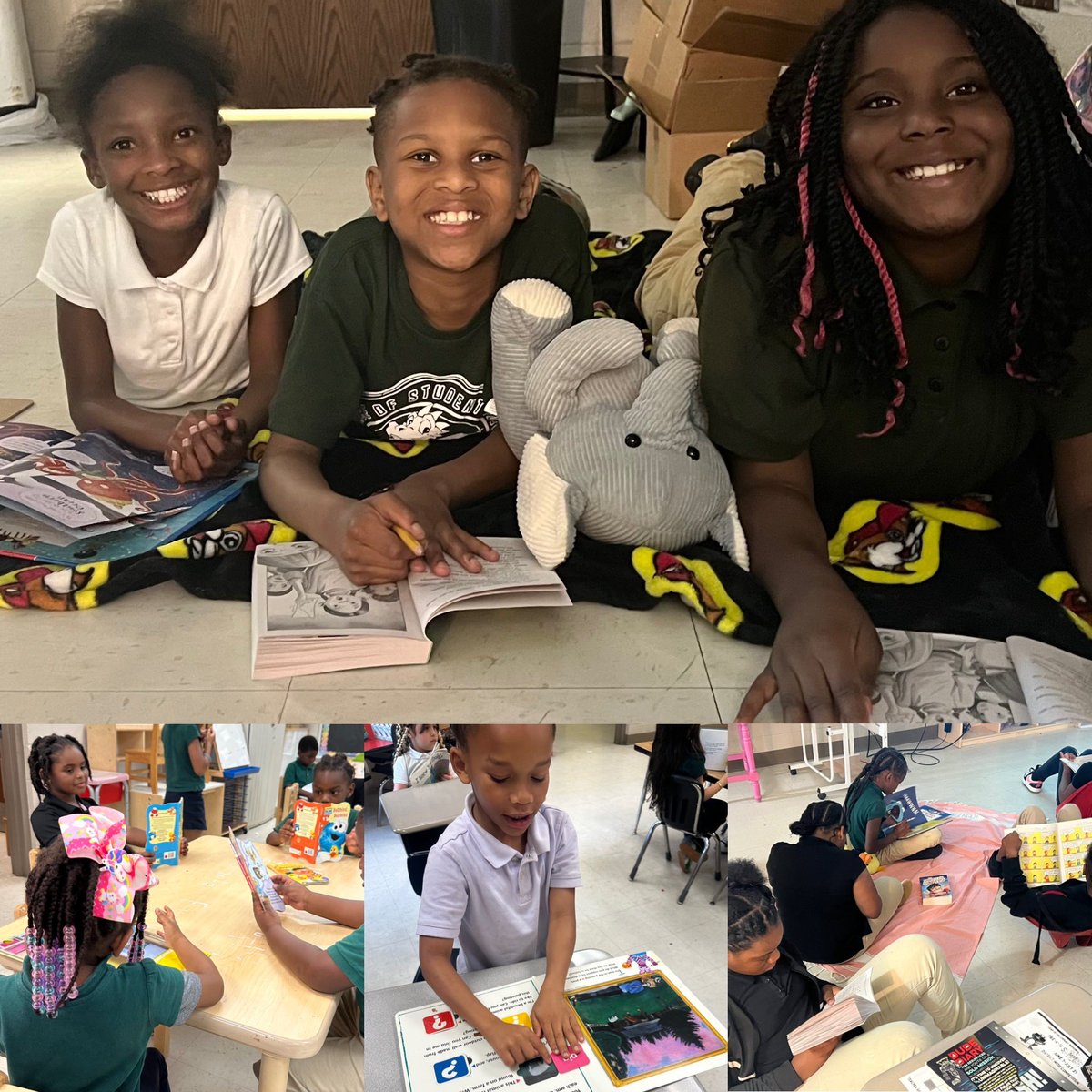 May 15th’s Drop Everything And Read (DEAR) time for the Books are Fun Celebration. All of our students received books 📚 to take home. We hope everyone fills in their reading logs over the summer!