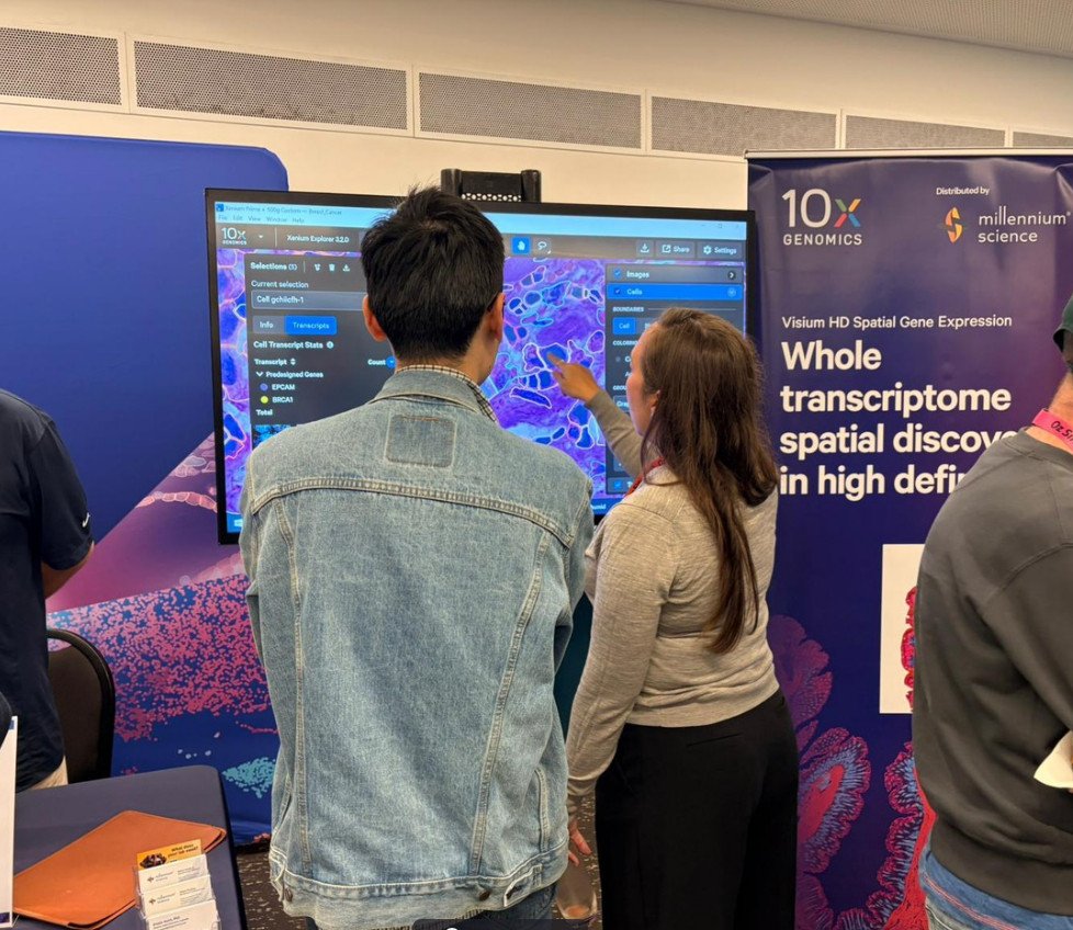 Millennium Science (@mscienceaustnz) on Twitter photo This week we have been in Sydney with @10xgenomics at #OzSingleCell2025. Thank you <a href="/ozsinglecells/">OzSingleCell Omics</a> for another great conference.
#OzSingleCell25 #SingleCell #SpatialTranscriptomics #Genomics #Omics This week we have been in Sydney with @10xgenomics at #OzSingleCell2025. Thank you <a href="/ozsinglecells/">OzSingleCell Omics</a> for another great conference.
#OzSingleCell25 #SingleCell #SpatialTranscriptomics #Genomics #Omics