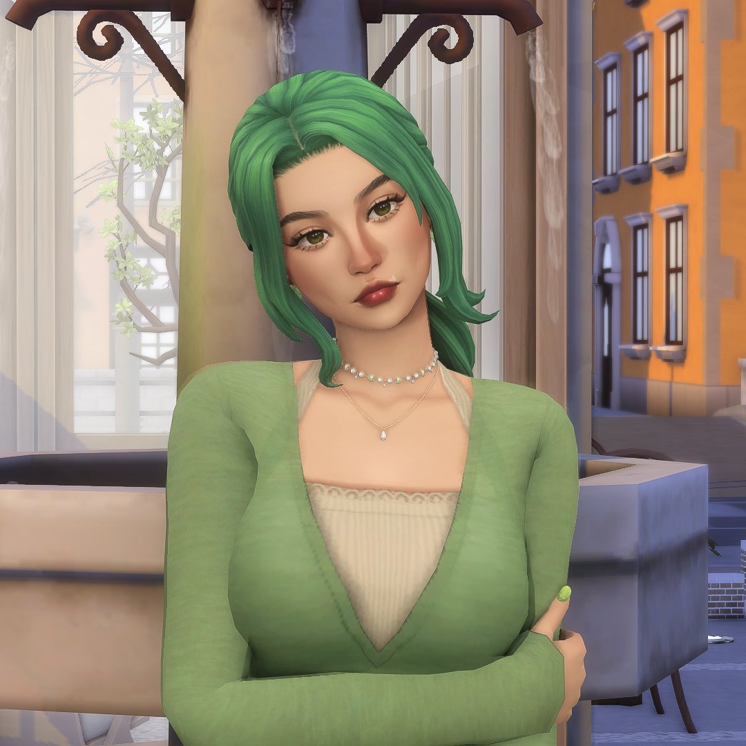 neosunit17's tweet photo. Meet Daphne Viridian! My sim for @lilsimsie's Very Veggie Legacy Challenge. #Sims4 #ShowUsYourSims #veryveggiechallenge #thesims4 #simstwt https://t.co/L344T1EgTp